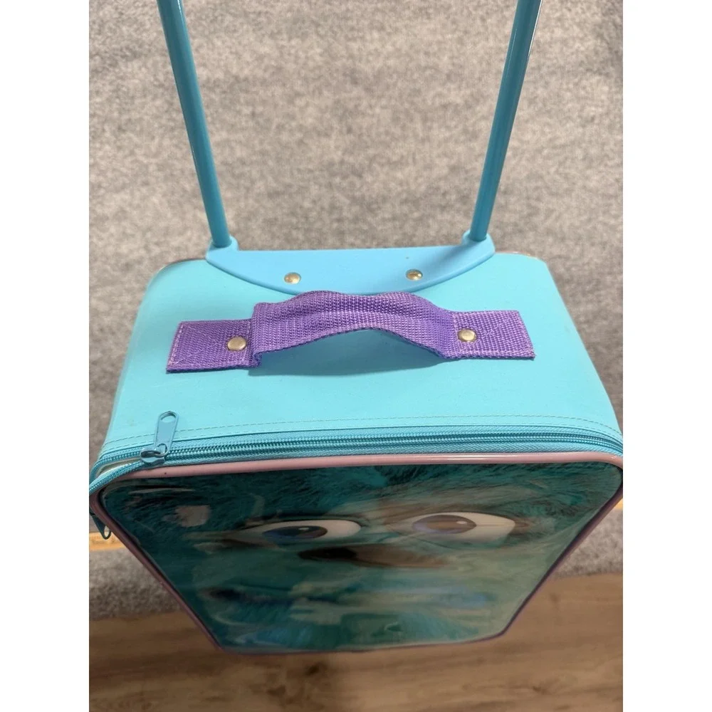 Official Disney Store Monsters Inc. Sulley Kids Rolling Suitcase Luggage Rare